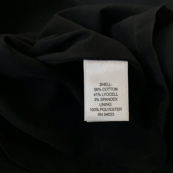 Black Cap Sleeve V-Neck Wear-to-Work Sheath Dress - Picture 5 of 5